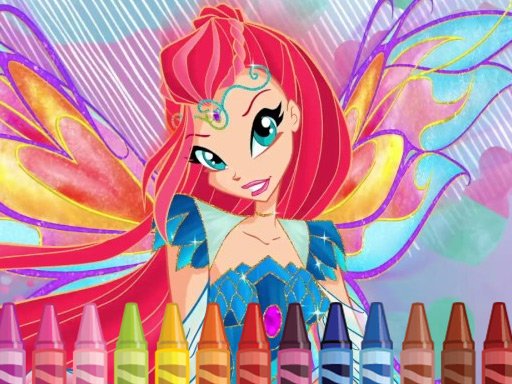 Winx Coloring gameplay screenshot